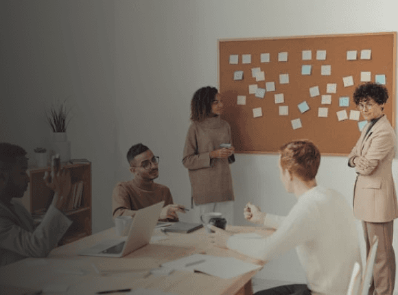 Team brainstorming